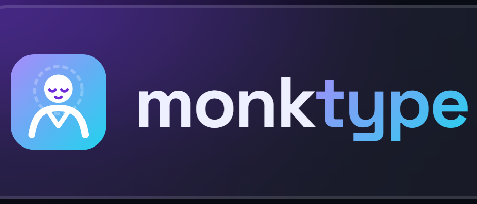 MonkType typing practice